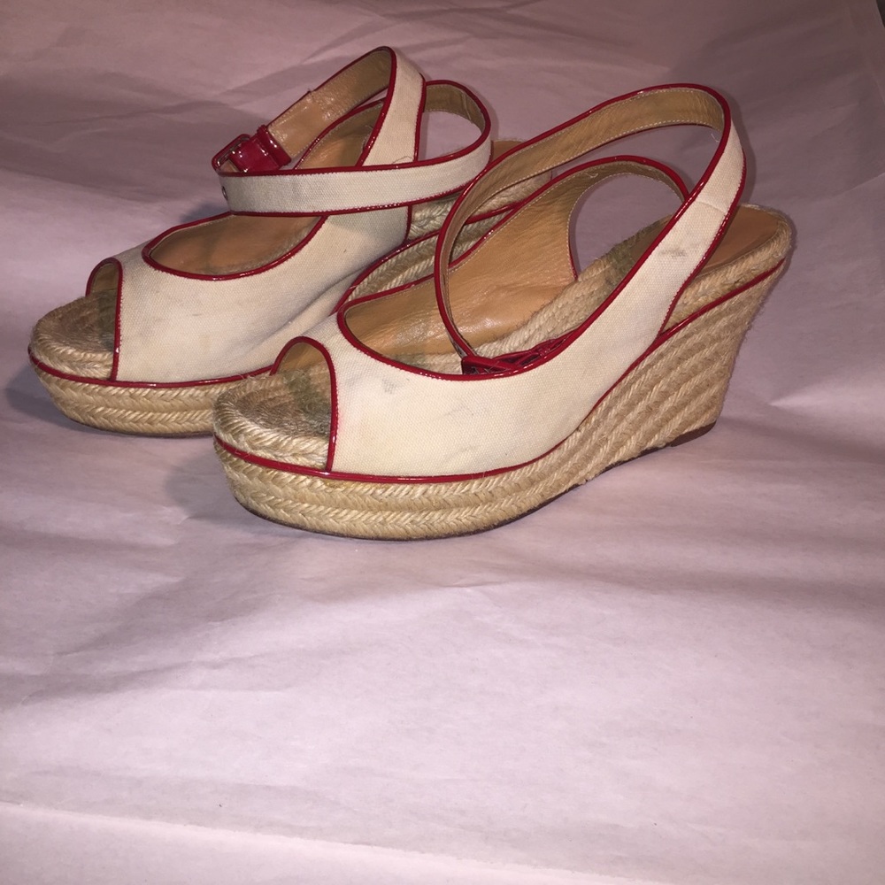 authentic HERMÈS platform wedge ESPADRILLE size 41 - Picture 6 of 8